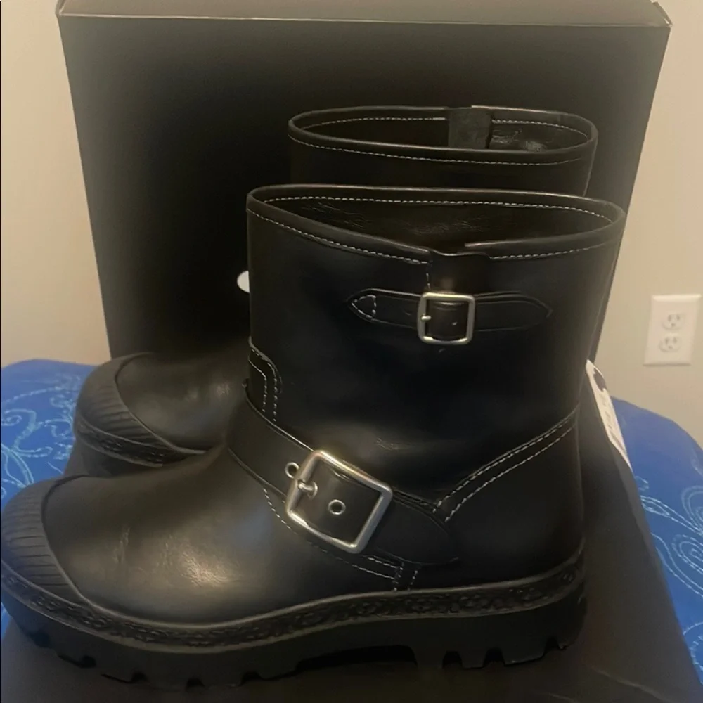 Coach Black Ankle Boots - Picture 2 of 3